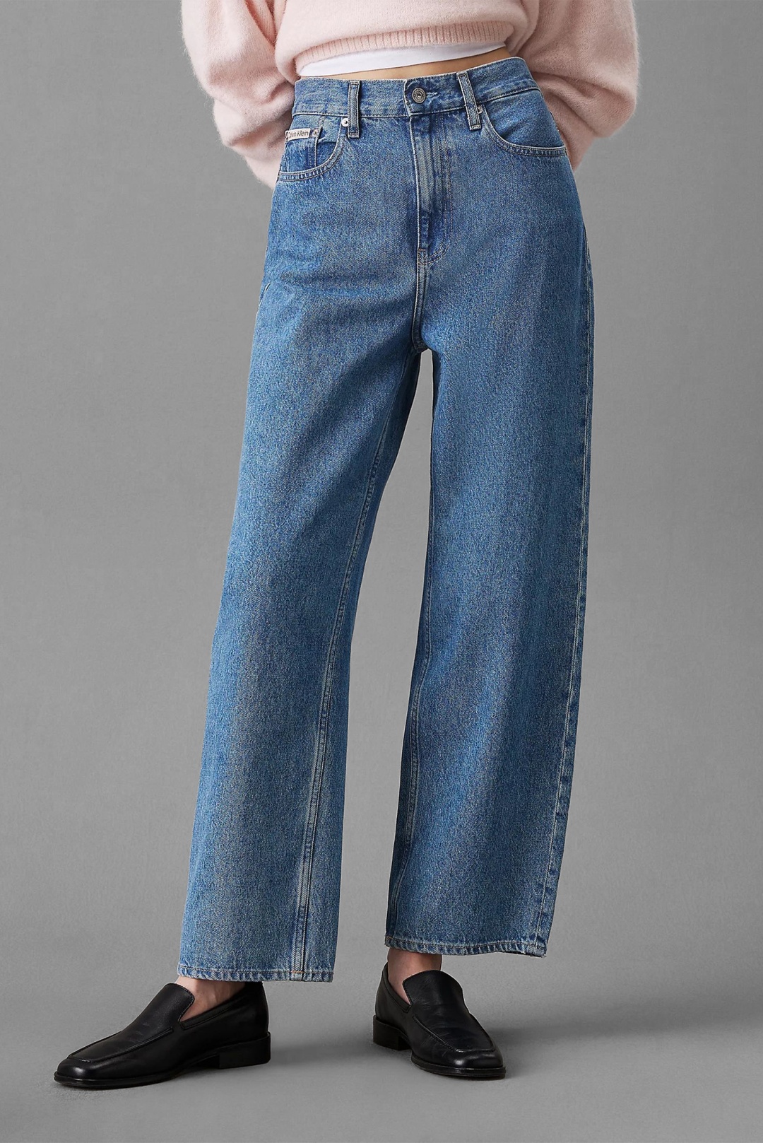 Джинсы бананы Calvin Klein Jeans синий