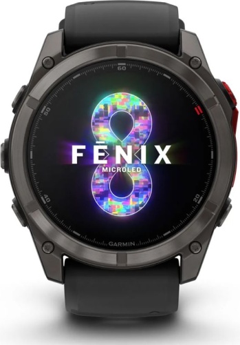 Garmin Fenix 8 Pro MicroLED 51 мм черный