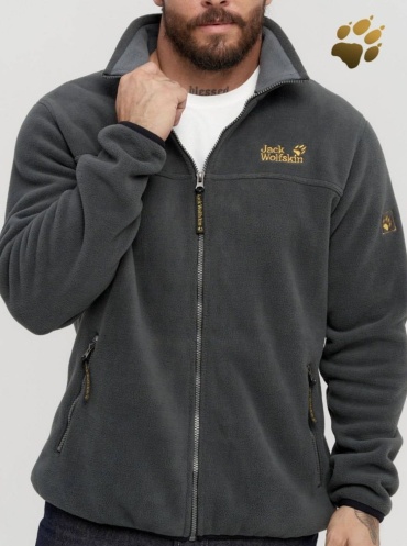 Флиска Jack Wolfskin серый