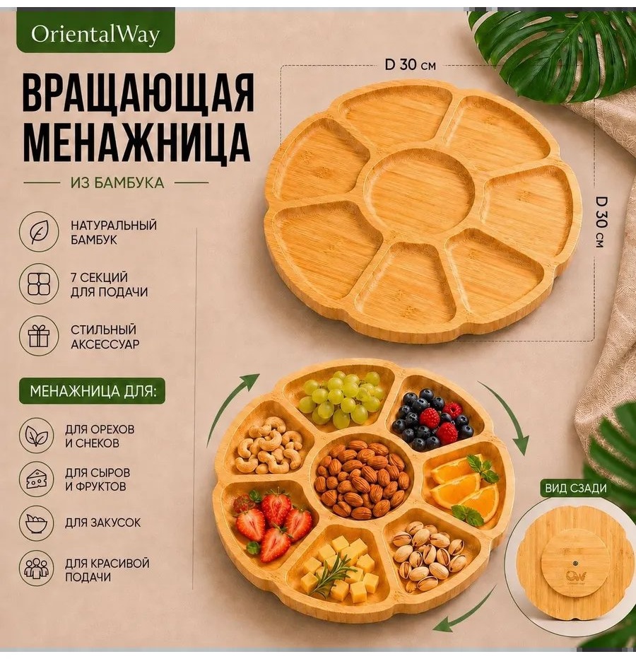 Менажница 208281655 круглая 1 шт