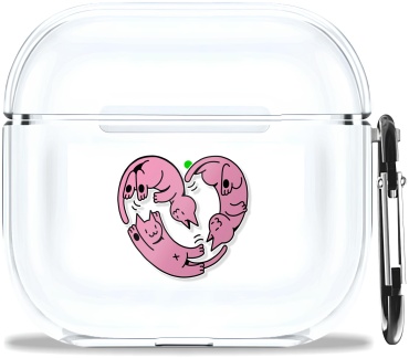 Чехол для Apple AirPods 4 прозрачный