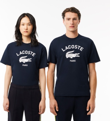 Футболка LACOSTE темно-синий