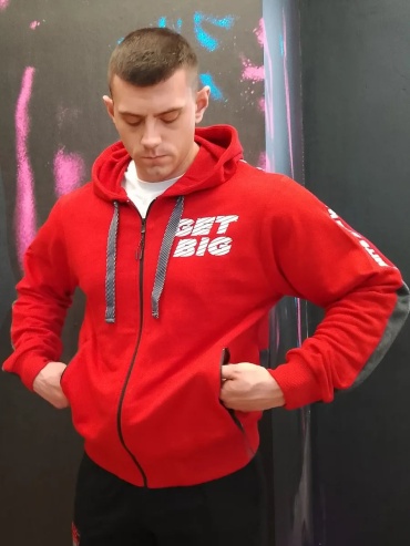 Толстовка GET BIG красный