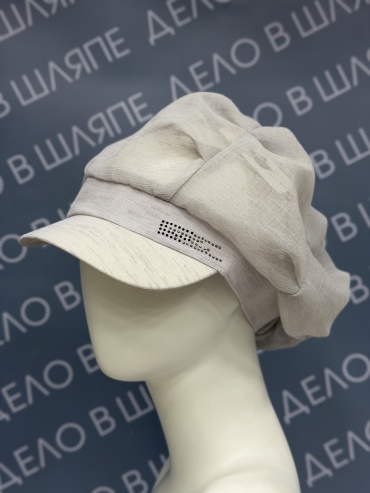 Кепи HLG-Brand размер 58, 59, 60, 61, светло-серый