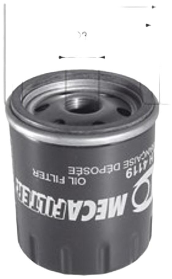MECAFILTER масляный фильтр ELH4281