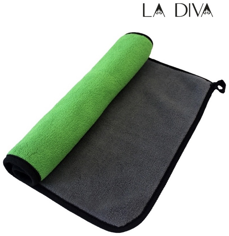 Полотенце LA DIVA 40x30 см, микрофибра, 1 шт,