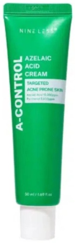NINE LESS крем Крем с азелаиновой кислотой для проблемной кожи NINE LESS A-Control Azelaic Acid Cream для лица 50 мл