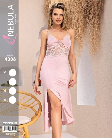 Ночная сорочка Nebula Lingerie пудра