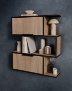 Полка 455121279, 68х18x78.5 см, коричневый, бежевый