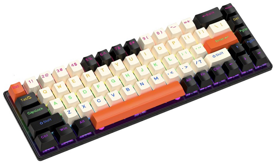 Клавиатура Two Hands Up FVQ68 черный