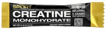 Креатин California Gold Nutrition Sport, моногидрат креатина, без добавок, 5 г нейтральный 5 г