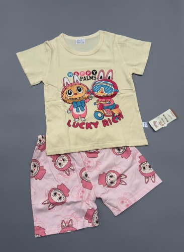Комплект Baby желтый, розовый