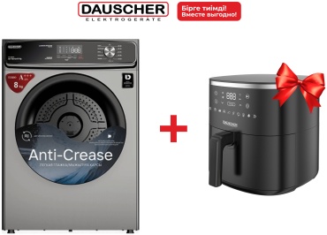 DAUSCHER DTD-1282DSW + DFT-0003AGS серебристый