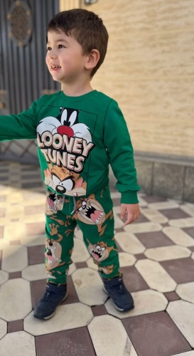 Спортивный костюм Jelibon kids зеленый