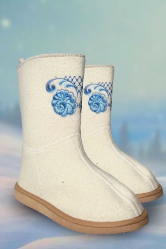 Валенки белый