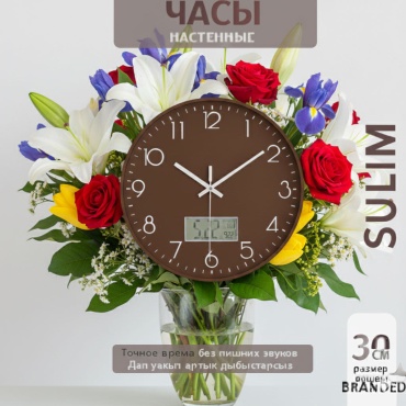 Часы кварцевые Sulim SL-9999, пластик