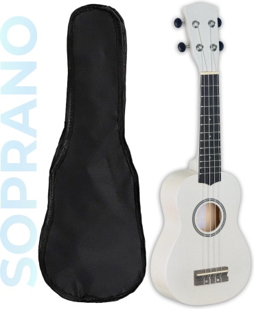 Укулеле сопрано Levinson US-PACK white