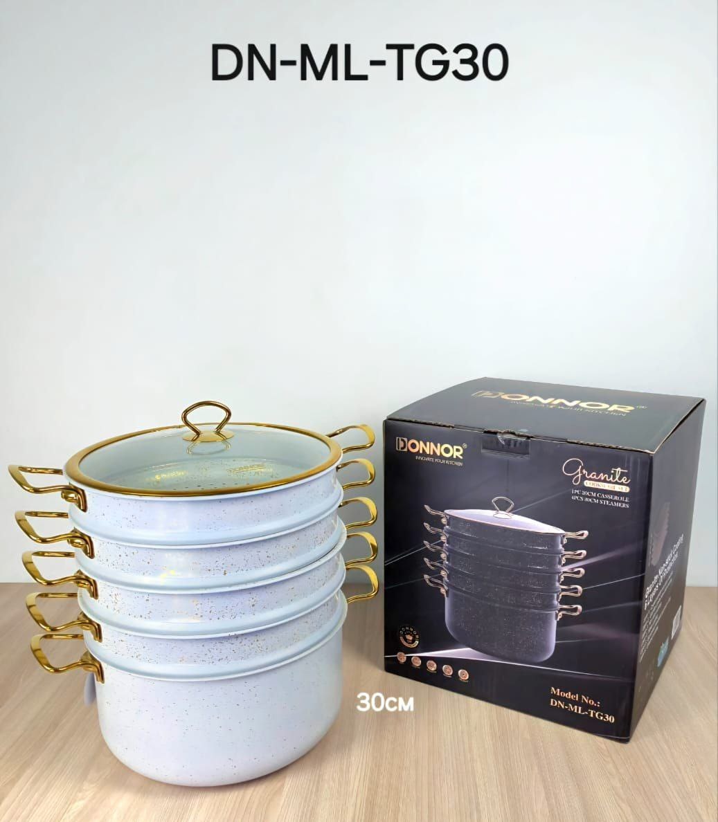 Мантоварка 15 л, Donnor сталь, количество ярусов: 5