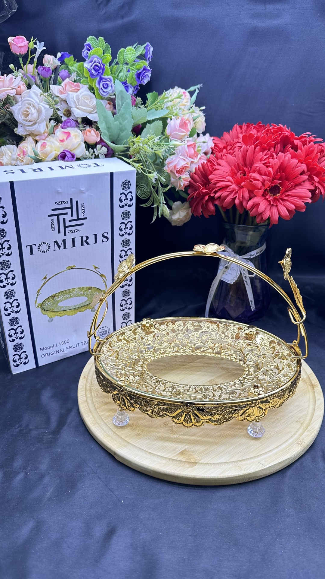 Tomiris конфетница Tomiris 343128721 овальная 1 шт