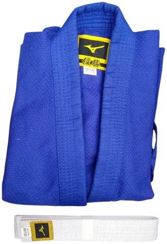 Кимоно для дзюдо Mizuno синий 130