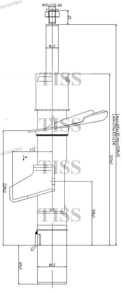 Амортизатор JD Амортизатор Подвески JAS0247
