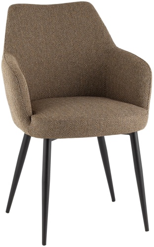 Стул SK Trade Katys, 87x60x62 см, темно-бежевый, черный 1 шт.