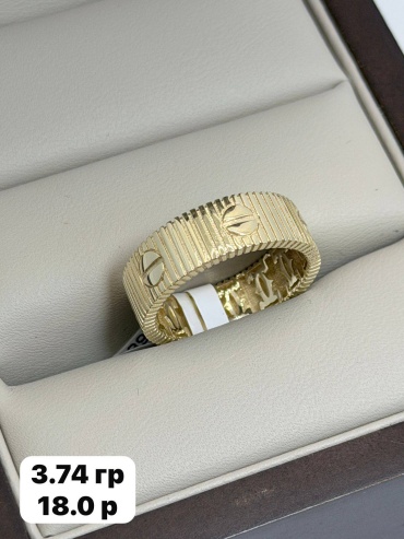 Кольцо Sandu gold 50874523 размер 18 вес 3.74 г золото, без вставок
