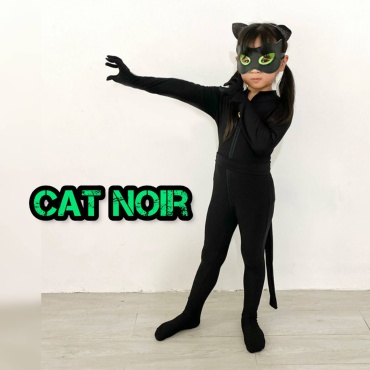 Карнавальный костюм Супер кот Cat noir и Ледибаг черный