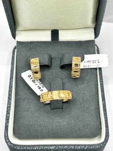 Алтын Комплект SYRGALYM GOLD размер 18 вес 5.55 г золото, без вставок