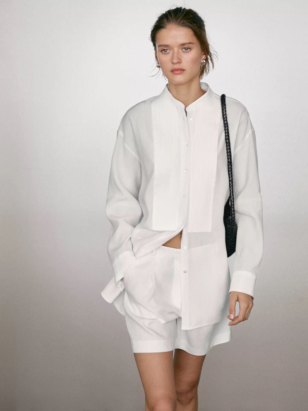 Рубашка Massimo Dutti белый