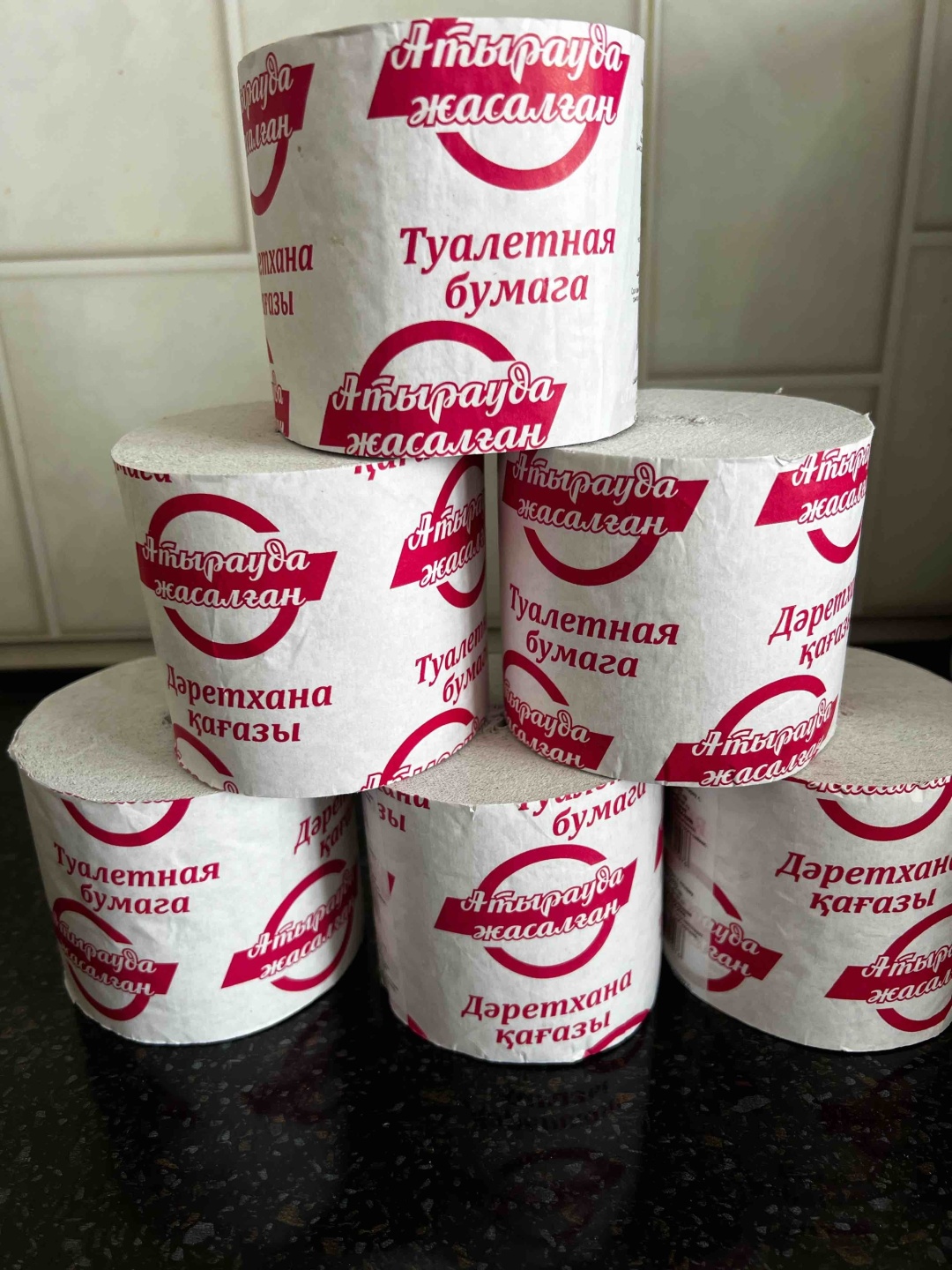 Туалетная бумага 1-слойный 24 шт, макулатура