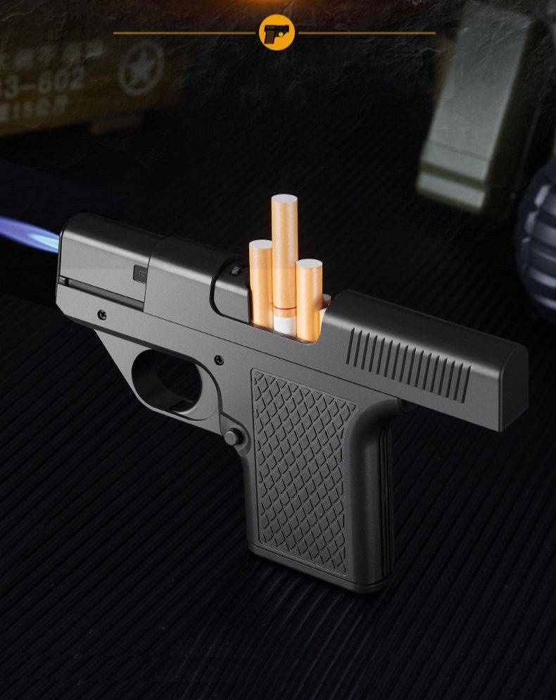 Портсигар YH096 10 x 3 см с зажигалкой