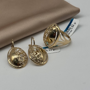 Ballerina Jewelry K435 размер 19.5 вес 8.86 г золото, без вставок