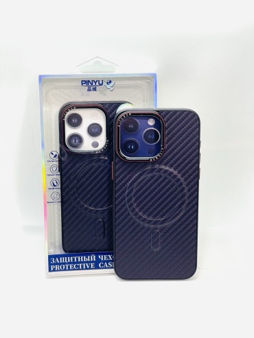 Чехол PINYU для Apple iPhone 15 Pro Max фиолетовый