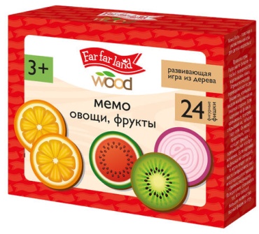 Настольная игра Десятое Королевство Мемо. Овощи фрукты