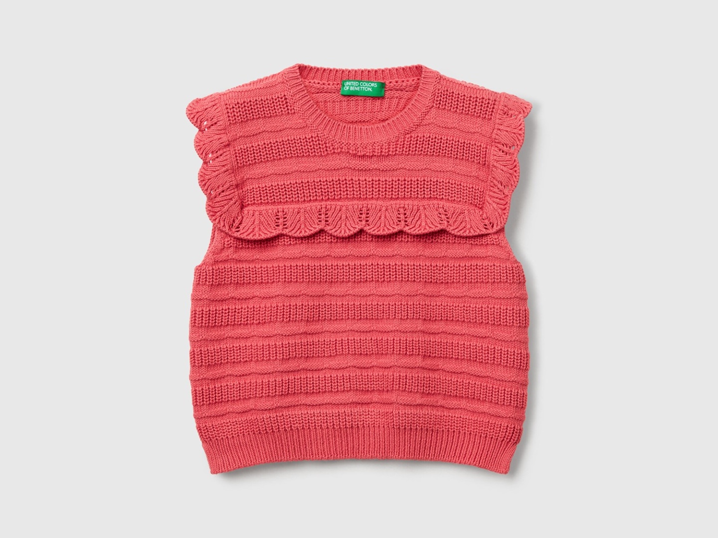 Жилет UNITED COLORS OF BENETTON розовый