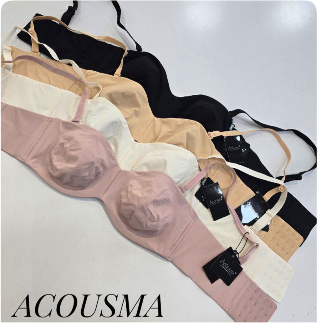 Бюстгальтер балконет Acousma черный, бежевый