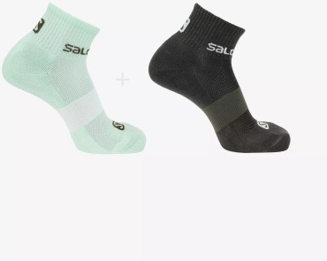 Носки Salomon 2 пары мятный, темно-серый 39, 40, 41