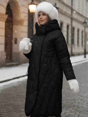 Пальто черный