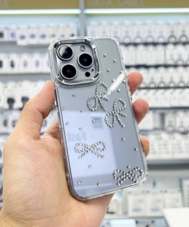 Чехол Diamond для Apple iPhone 14 Pro прозрачный