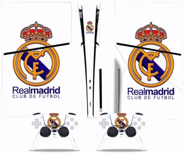 Наклейка FC RealMadrid ps5 slim белый