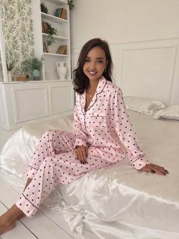 Пижама Luna Luxe черный