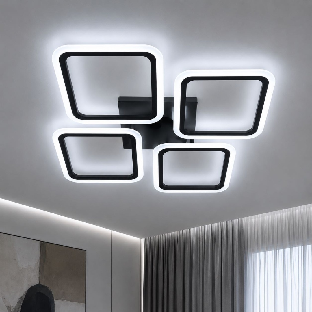 Люстра потолочная ИМПЕРИЯ ЛЮСТР LED, кол-во ламп: 4 шт