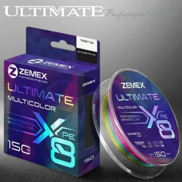 Леска ZEMEX плетеный шнур 6908756002436 0.22 мм мультиколор