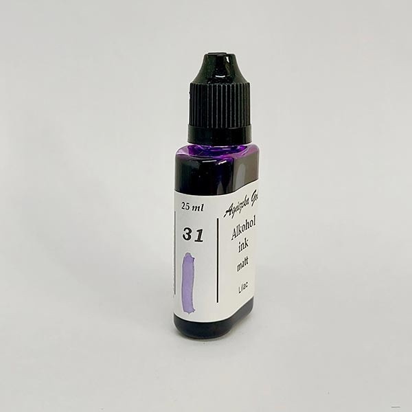 Матовые алкогольные чернила цвет Lilac, Agniezcka Gold