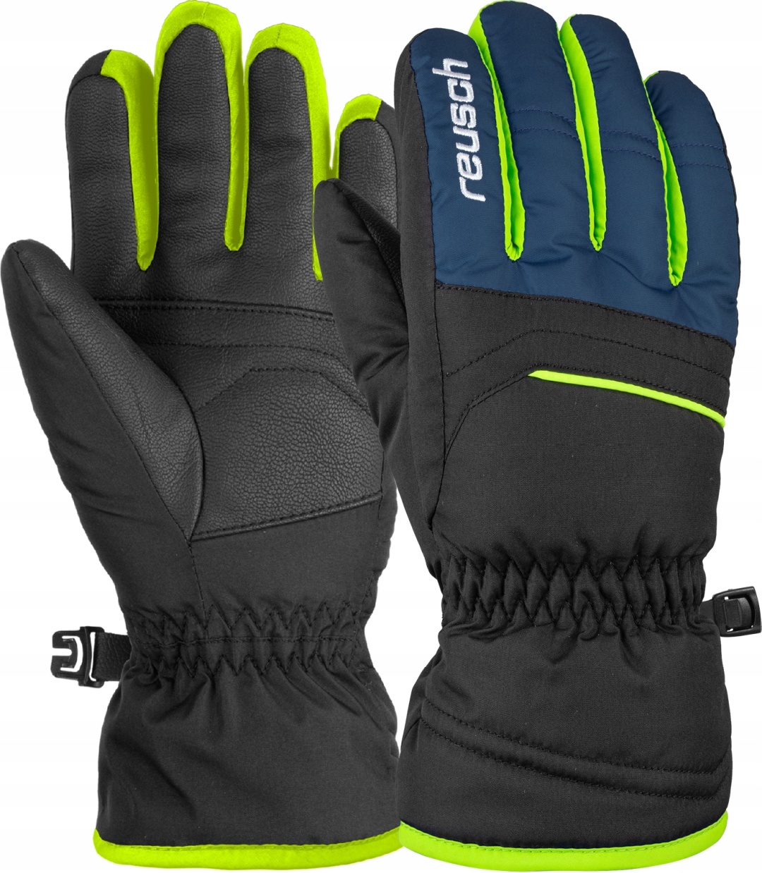 Перчатки Reusch размер 6 черный, синий