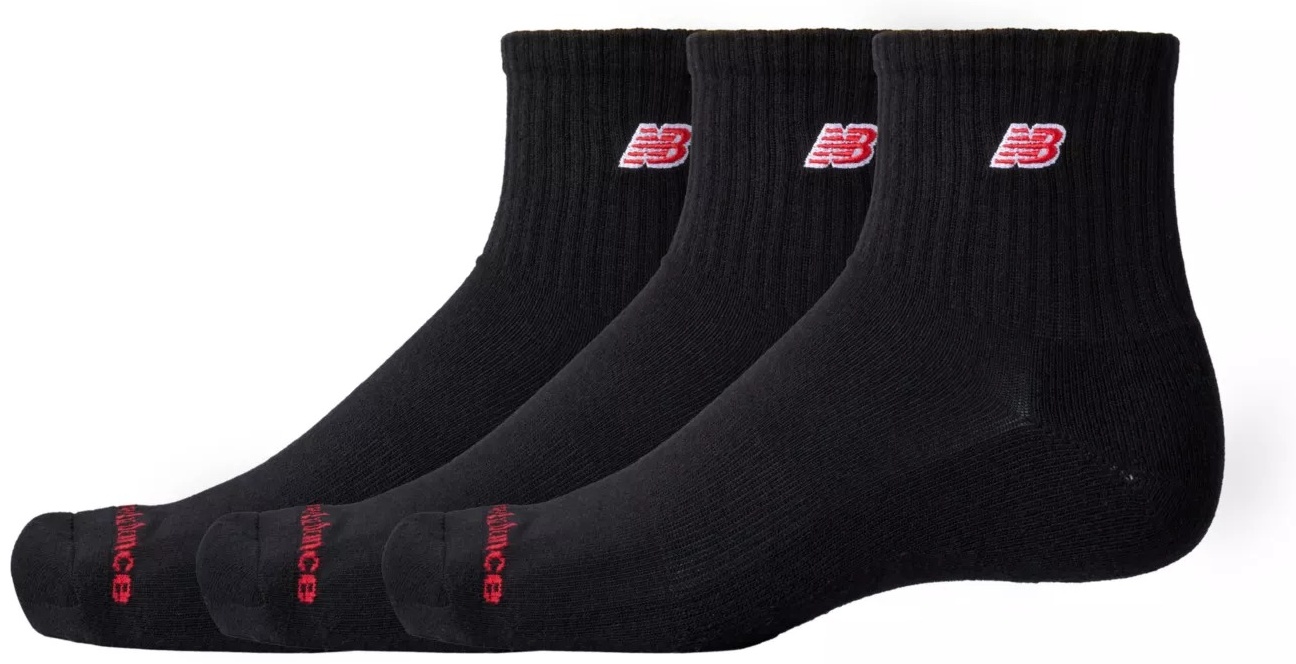Спортивные носки New Balance 3 пары черный S