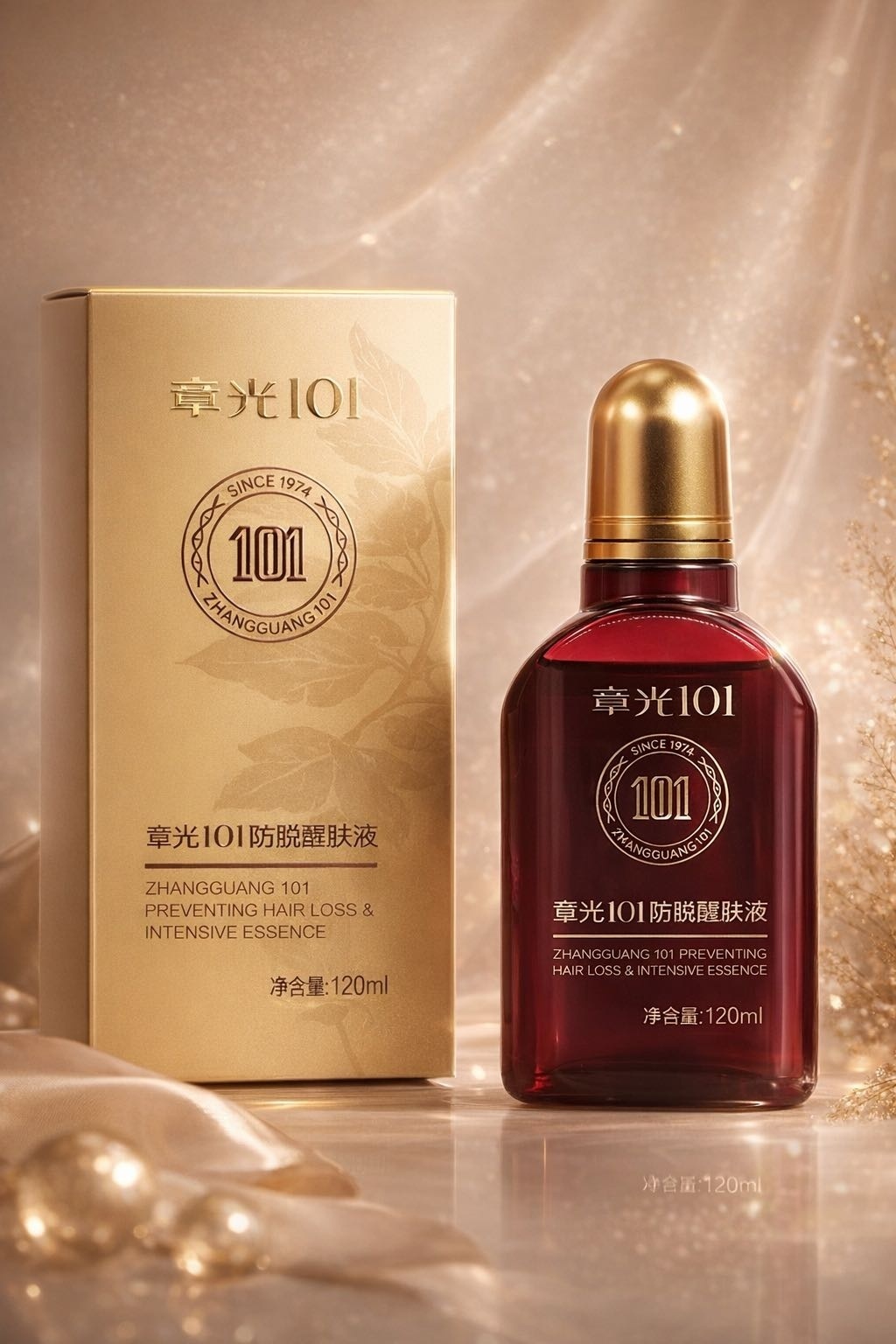 Zhangguang 101 Fabao для восстановления и от выпадения волос эссенция 120 мл