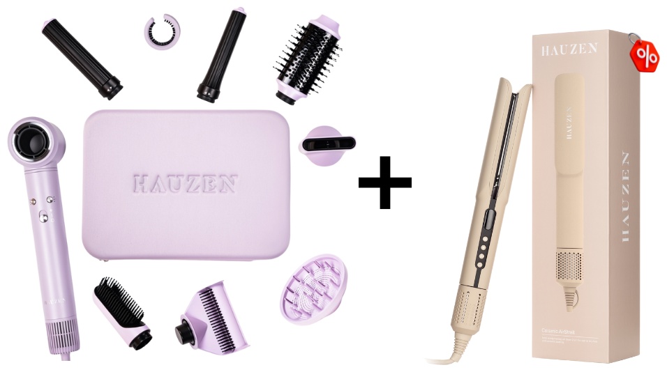 HAUZEN Air Style Pro+Ceramic АirStrait стайлер сиреневый