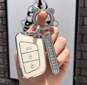 Чехол JAC J7 серебристый, белый
